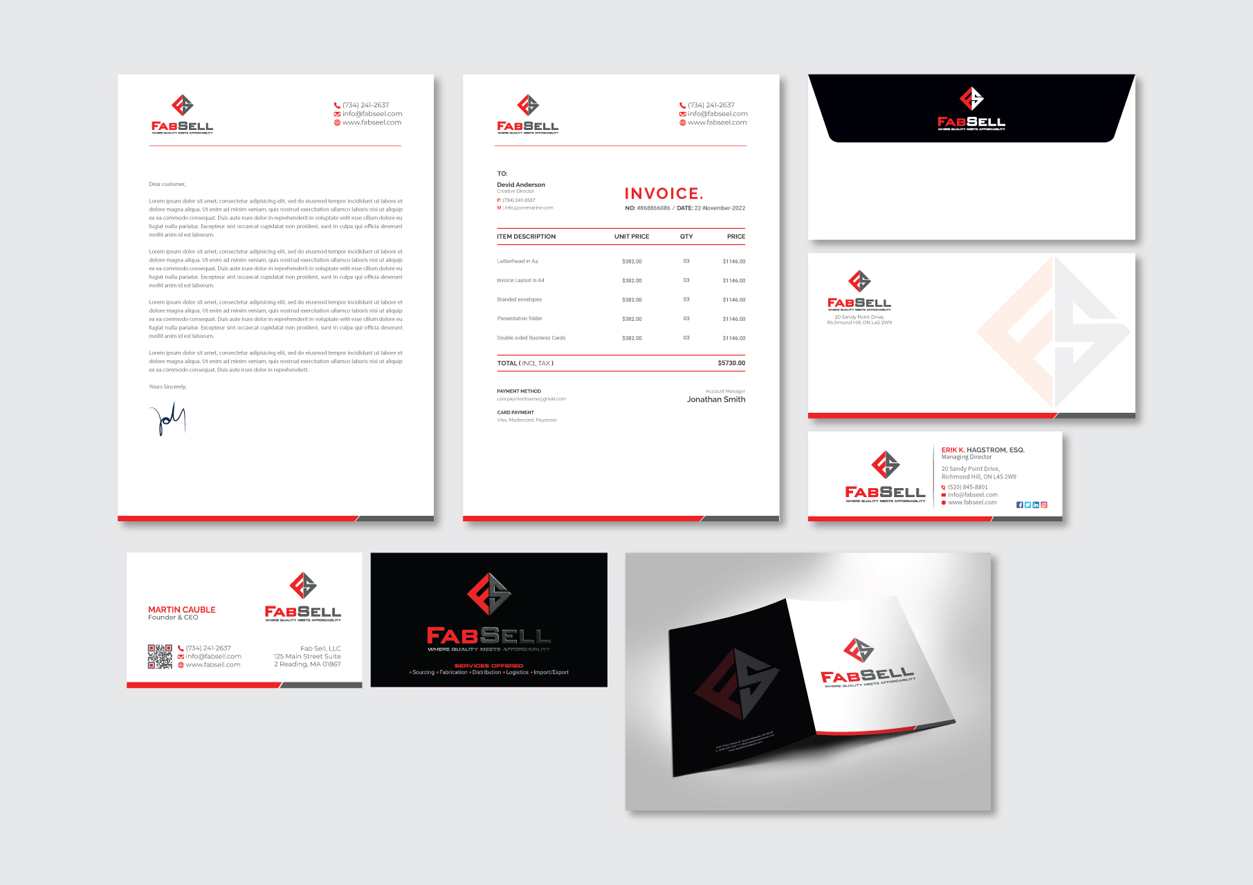 Stationery Design by R.design for this project | Design #33336040