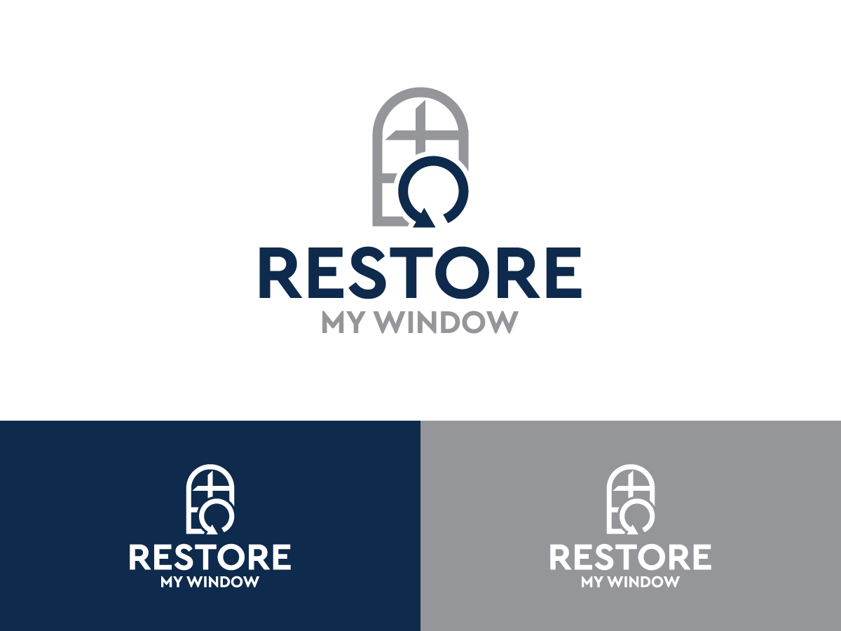 Logo Design by 439 Creations for Restore My Window | Design #33312698