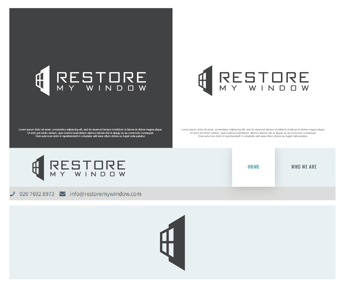 Diseño de Logo por dstudios para Restore My Window | Diseño #33314629