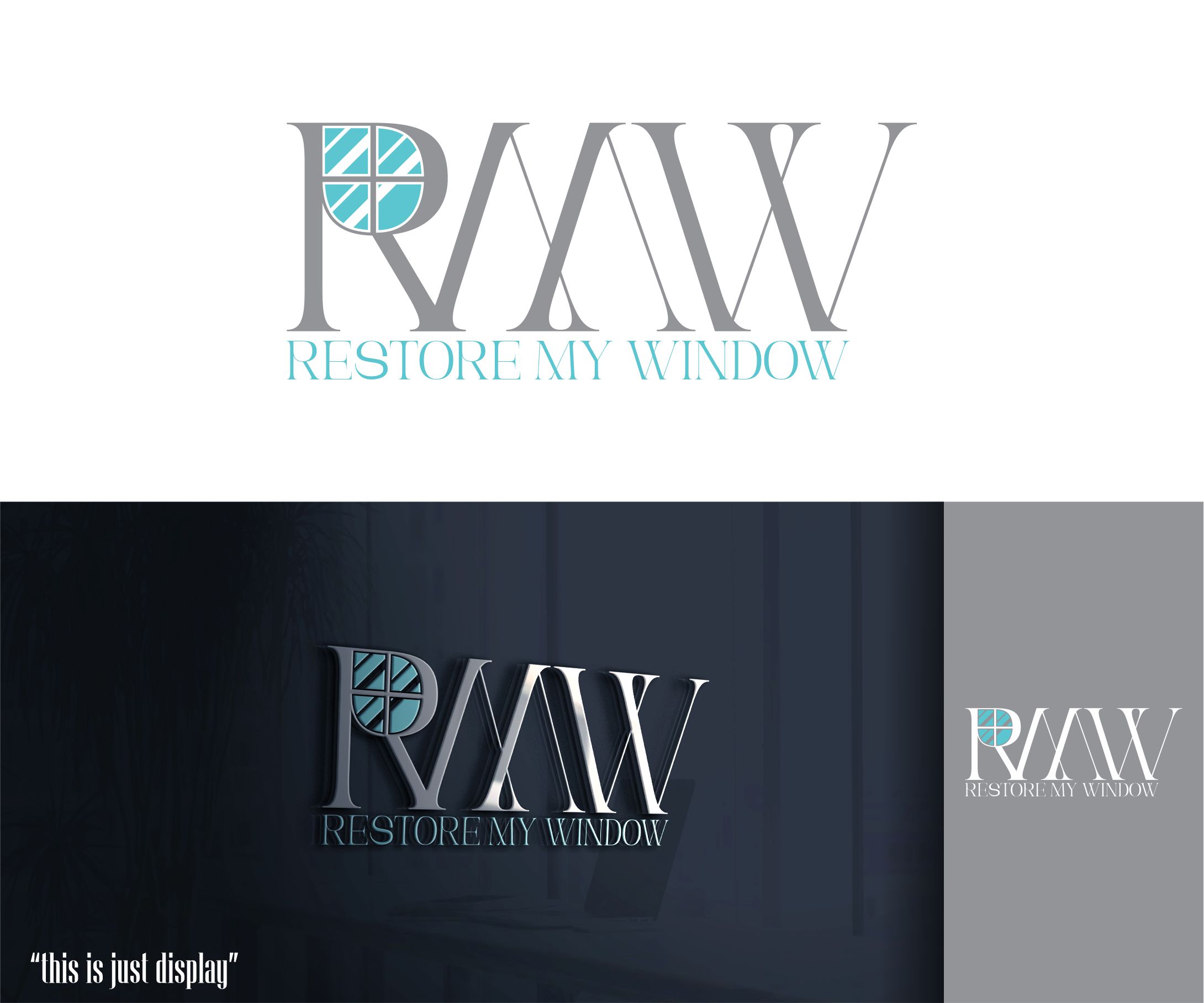 Logo Design by alkaline for Restore My Window | Design #33311641