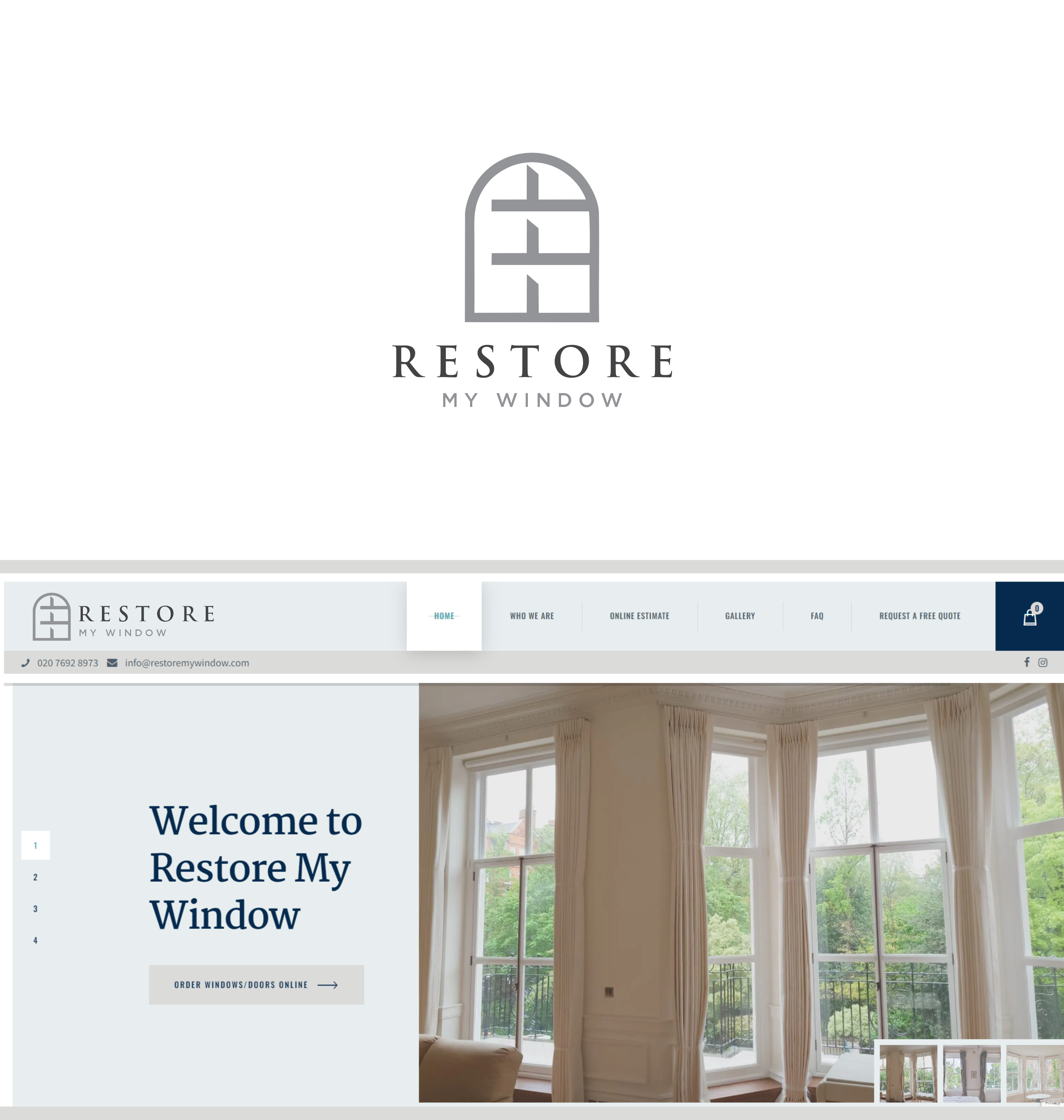 Logo Design by saesean for Restore My Window | Design #33312904