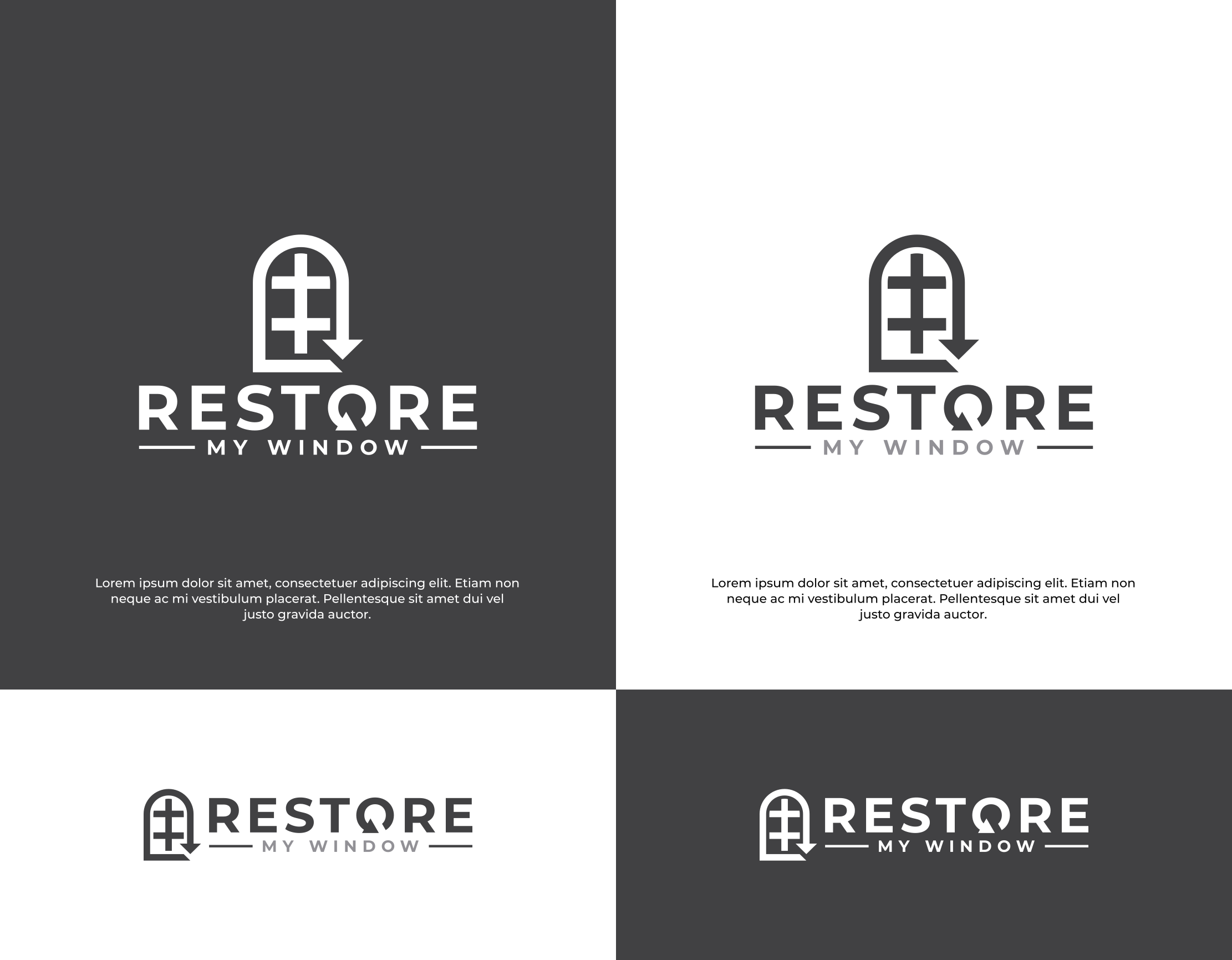 Diseño de Logo por Zaid Al Faqih para Restore My Window | Diseño #33313936