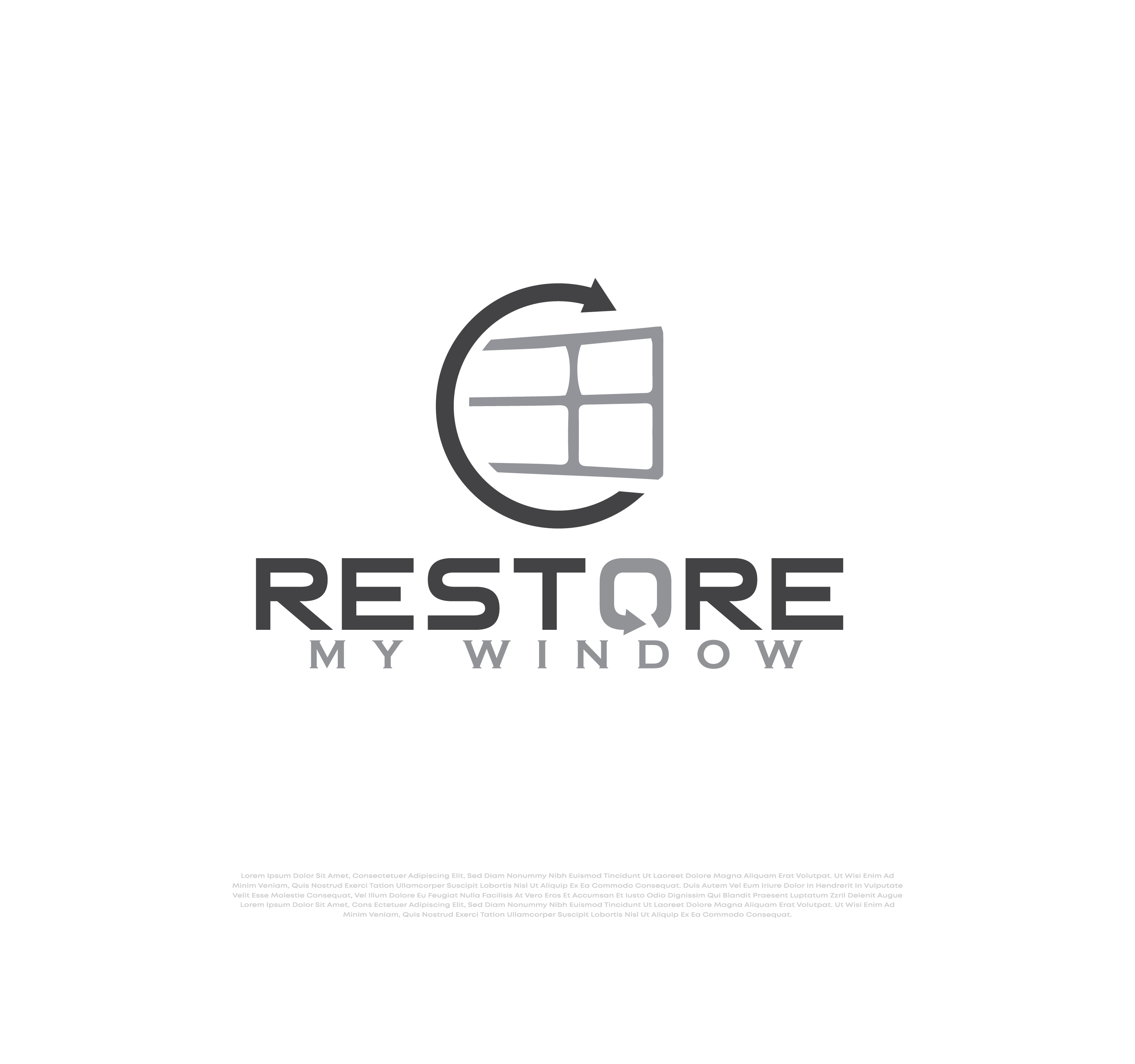 Logo-Design von Creative Design@ für Restore My Window | Design #33320987