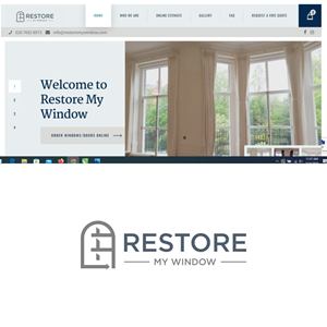 Logo Design by MK_STD for Restore My Window | Design #33316281