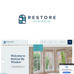 Logo-Design von Reno Bastian für Restore My Window | Design: #33326075