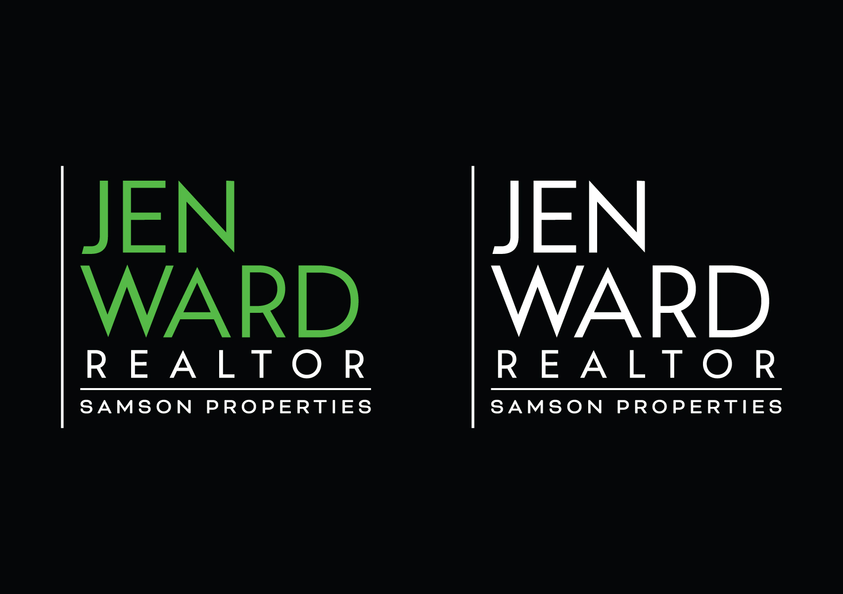 Logo-Design von Atec für Jen Ward Realtor of Samson Properties | Design #33315486