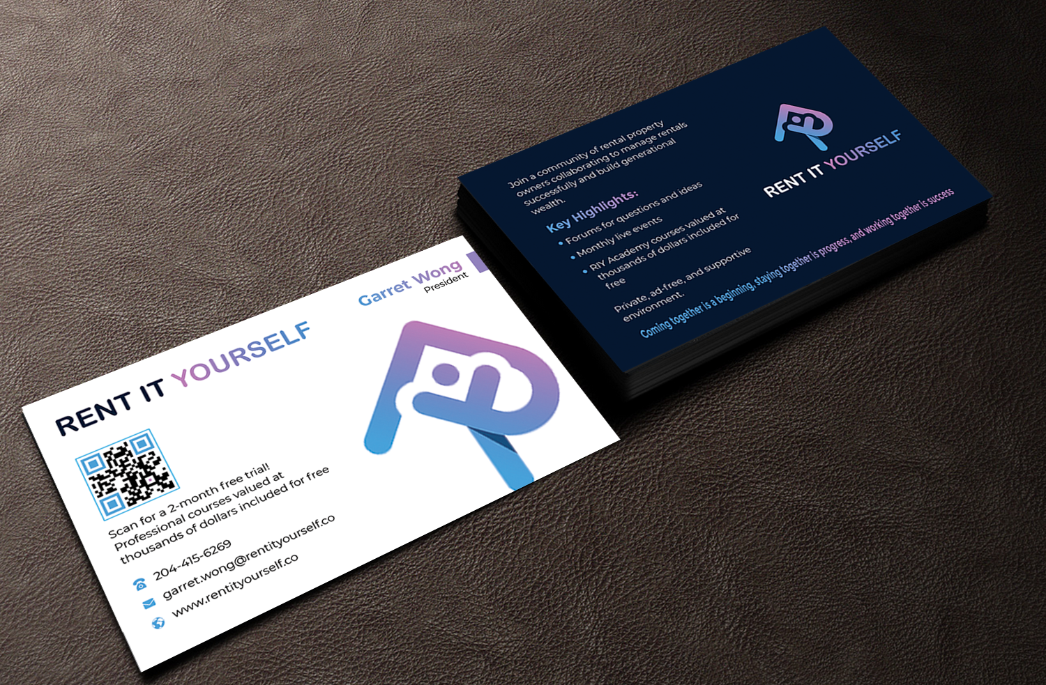 Business Card Design by Graphixpointt for Upper Edge Property Management Inc. | Design #33316118