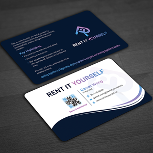 Business Card Design by Graphixpointt for Upper Edge Property Management Inc. | Design: #33316278