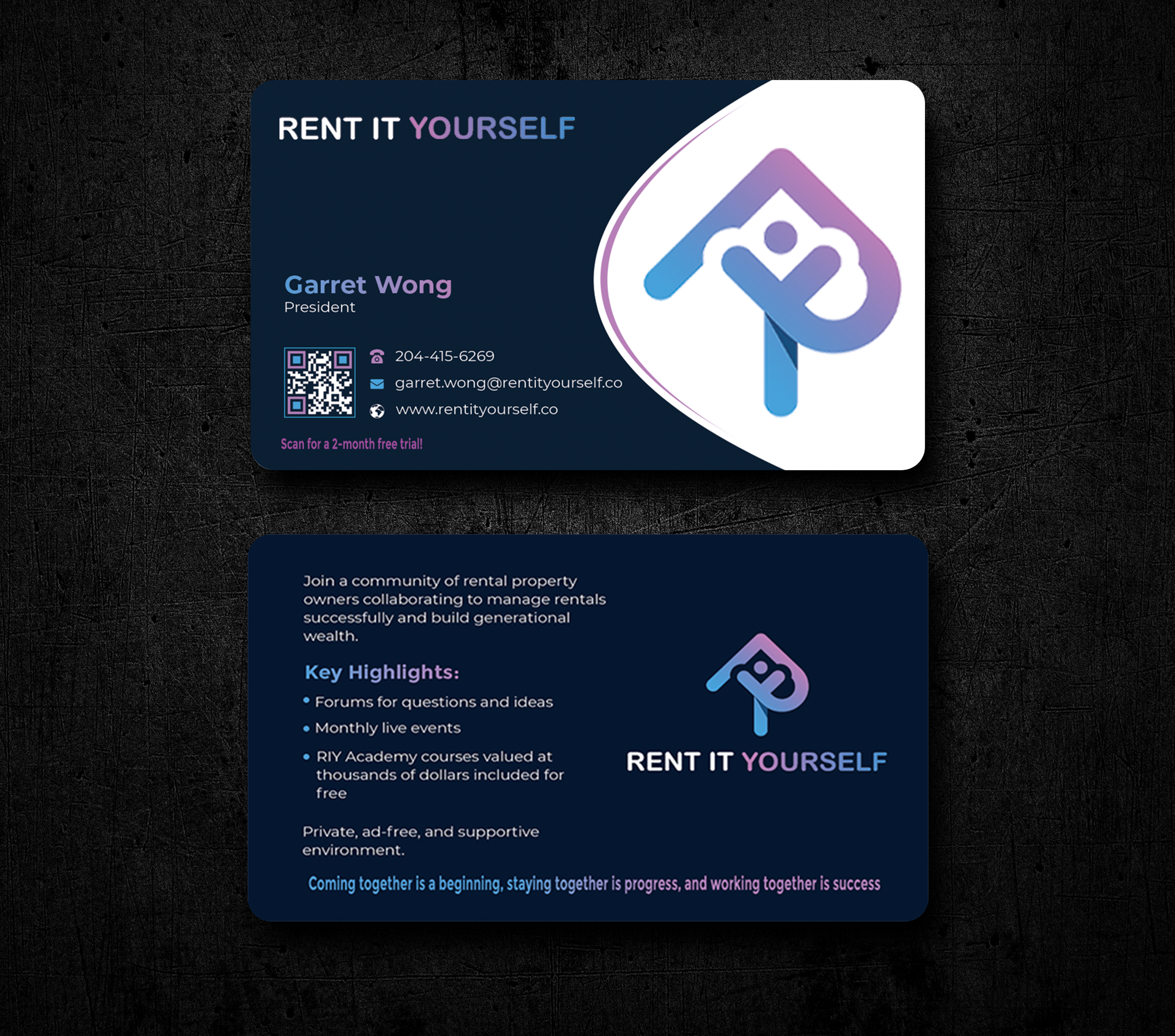 Business Card Design by Graphixpointt for Upper Edge Property Management Inc. | Design #33316498