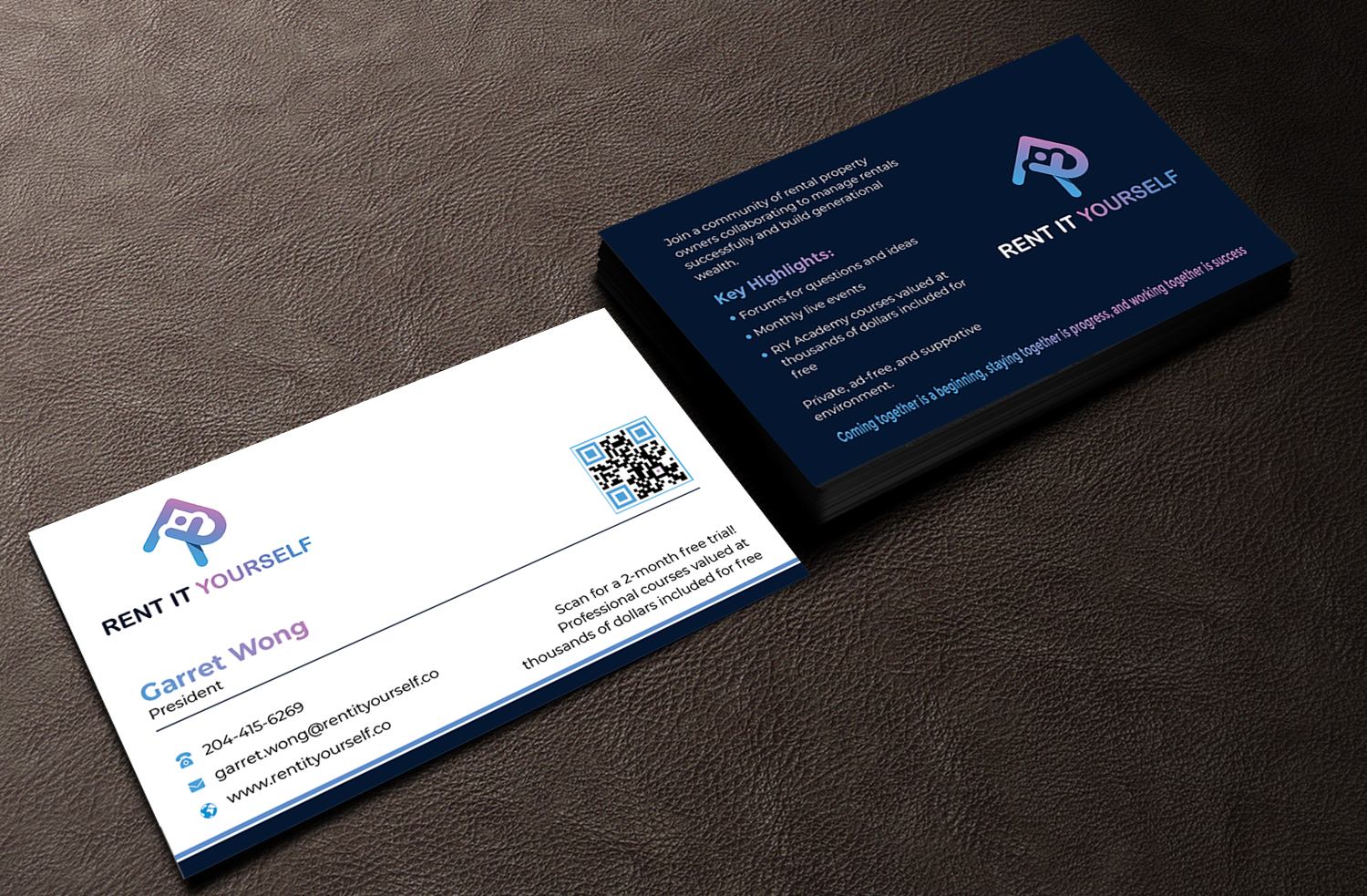 Business Card Design by Graphixpointt for Upper Edge Property Management Inc. | Design #33316950