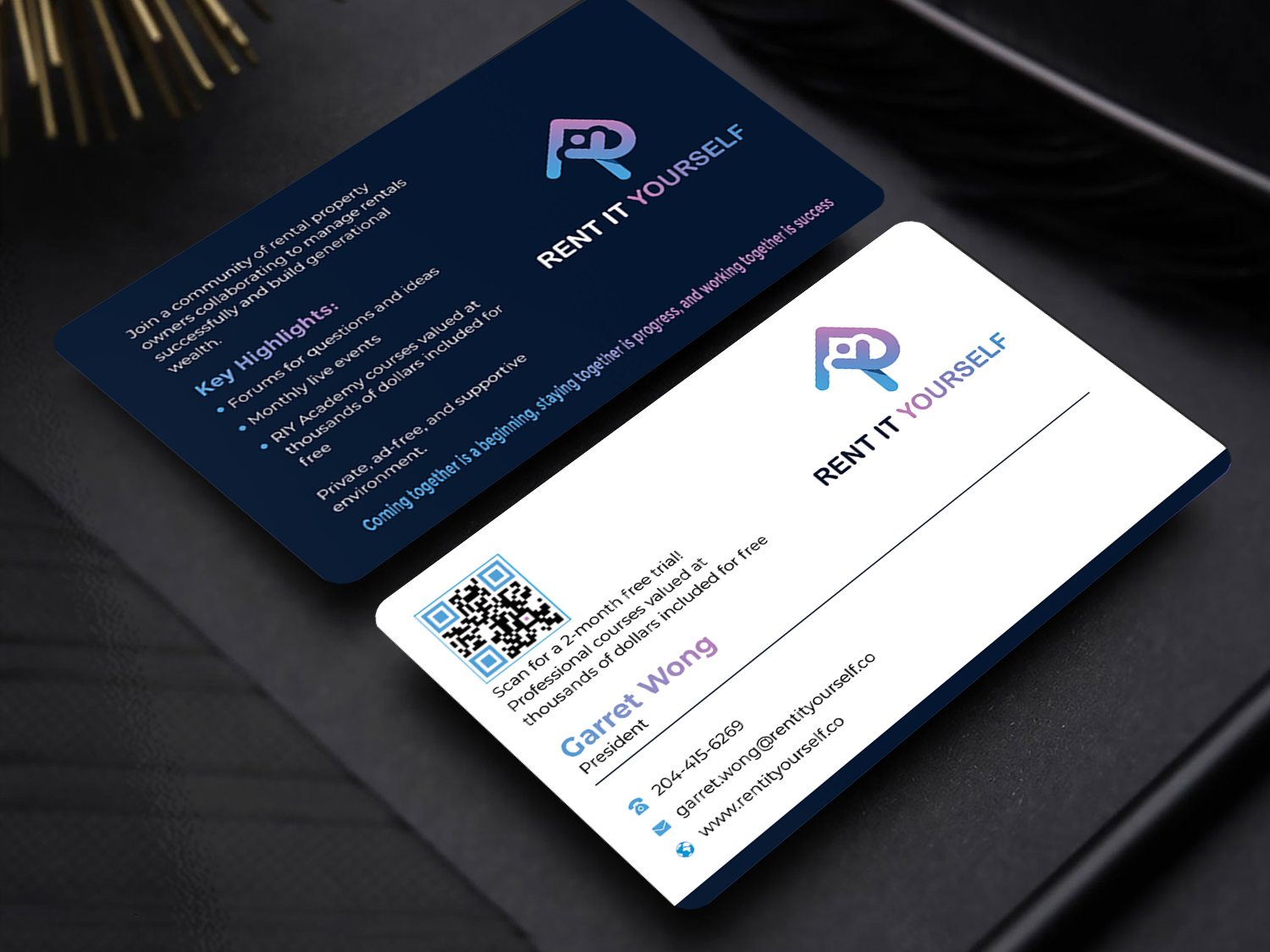 Business Card Design by Graphixpointt for Upper Edge Property Management Inc. | Design #33316977