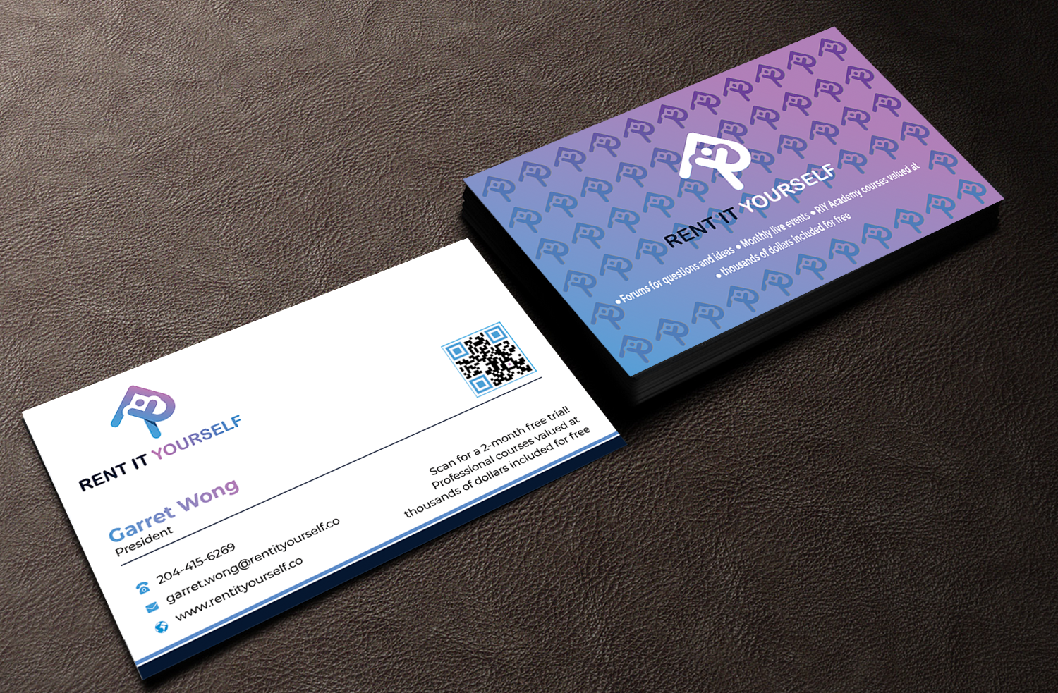 Business Card Design by Graphixpointt for Upper Edge Property Management Inc. | Design #33317322