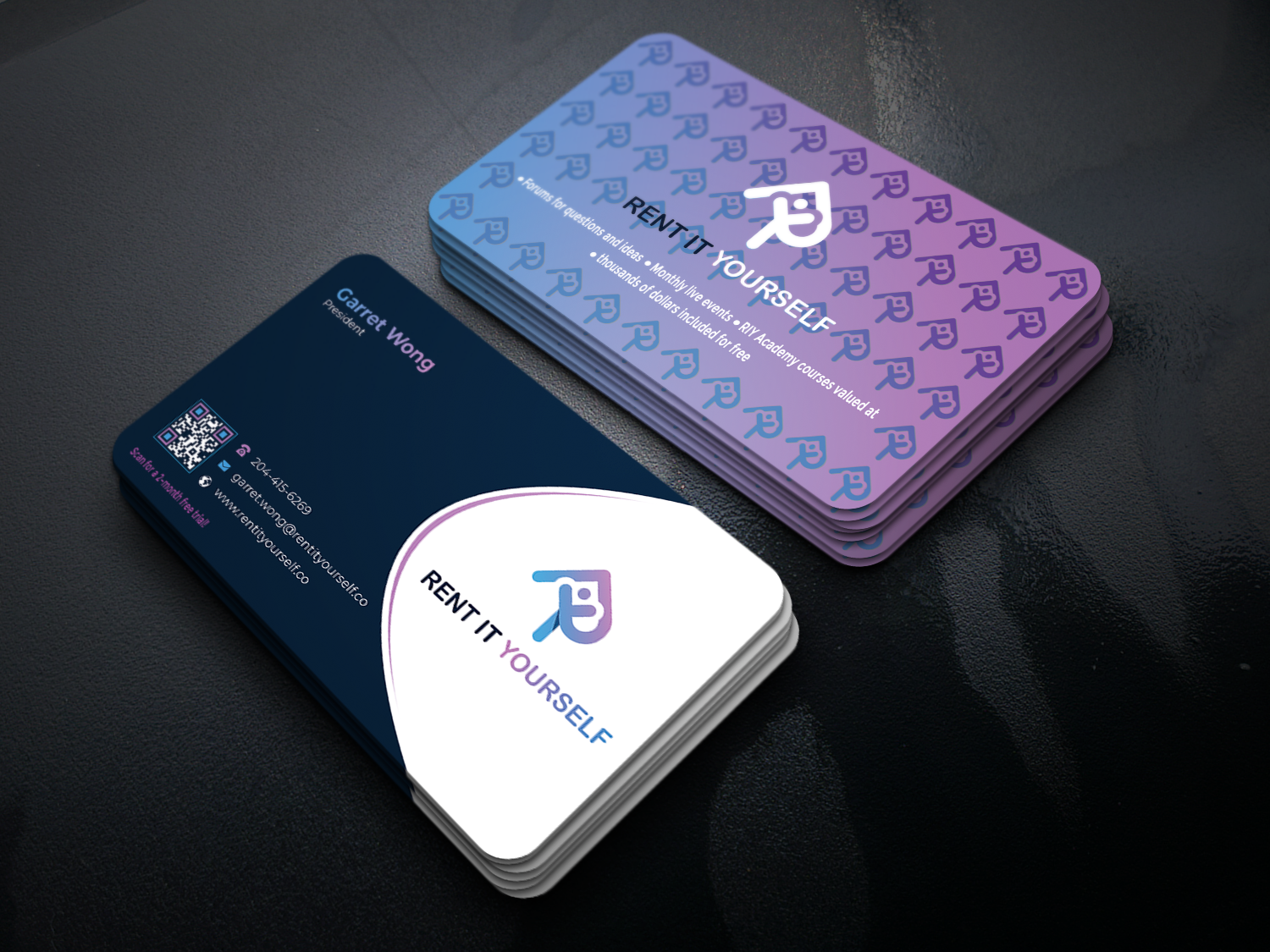 Business Card Design by Graphixpointt for Upper Edge Property Management Inc. | Design #33317329