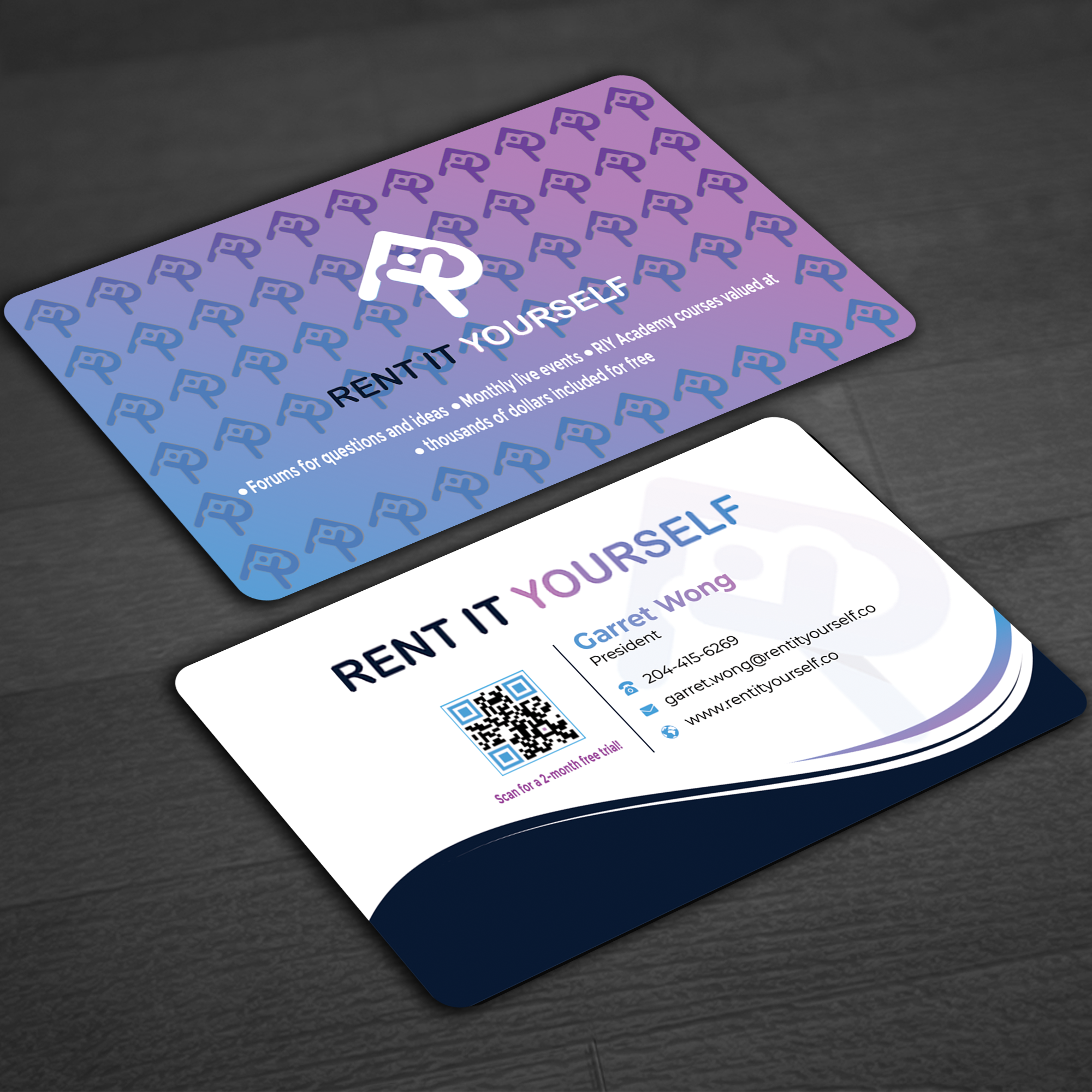 Business Card Design by Graphixpointt for Upper Edge Property Management Inc. | Design #33317334