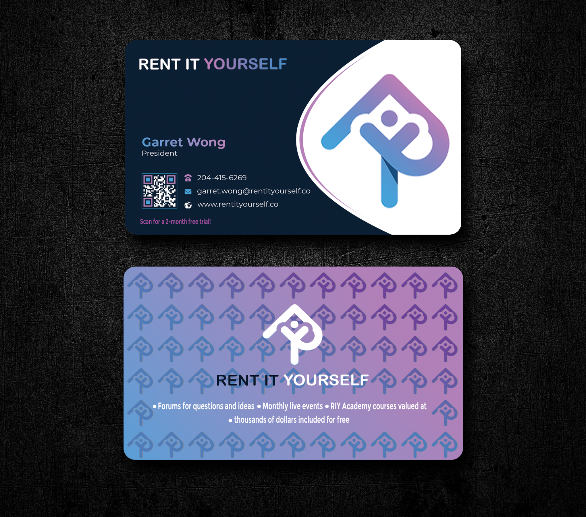 Business Card Design by Graphixpointt for Upper Edge Property Management Inc. | Design #33317336