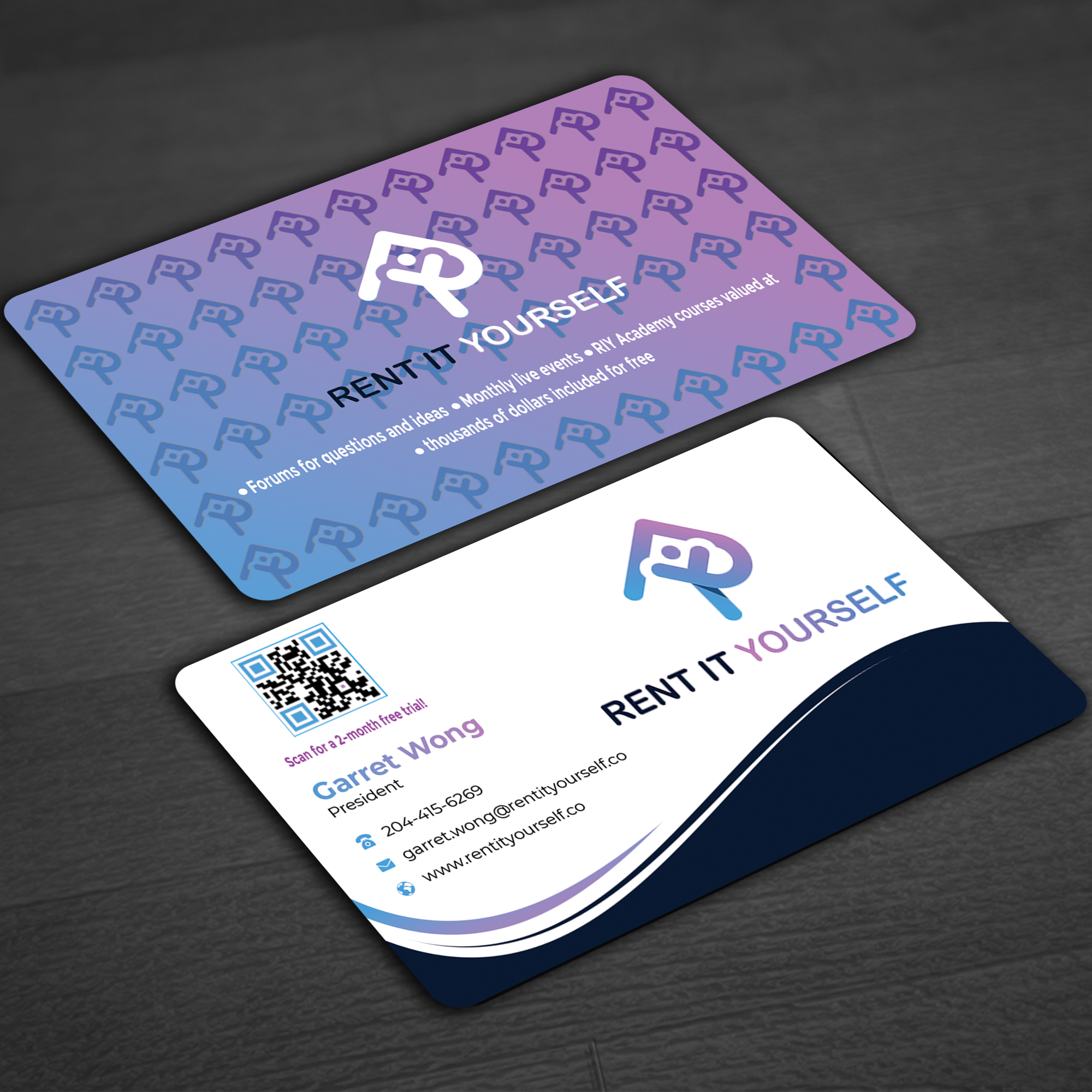 Business Card Design by Graphixpointt for Upper Edge Property Management Inc. | Design #33317337