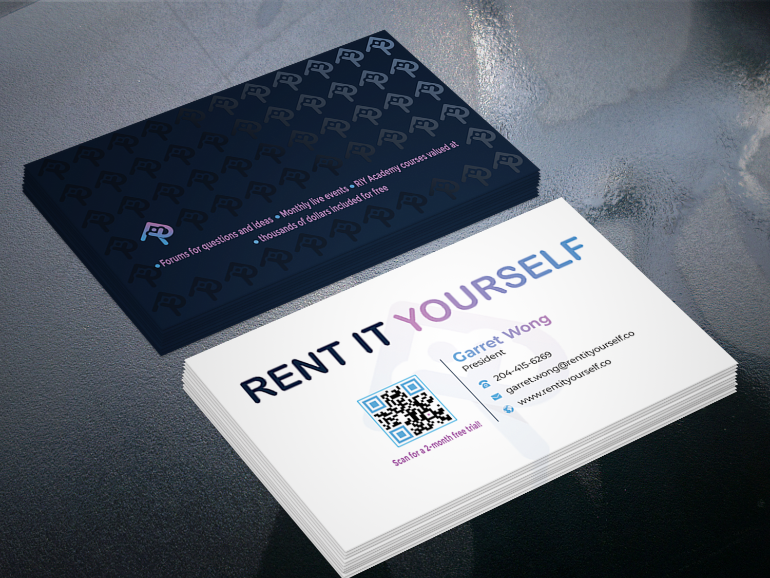 Business Card Design by Graphixpointt for Upper Edge Property Management Inc. | Design #33317511