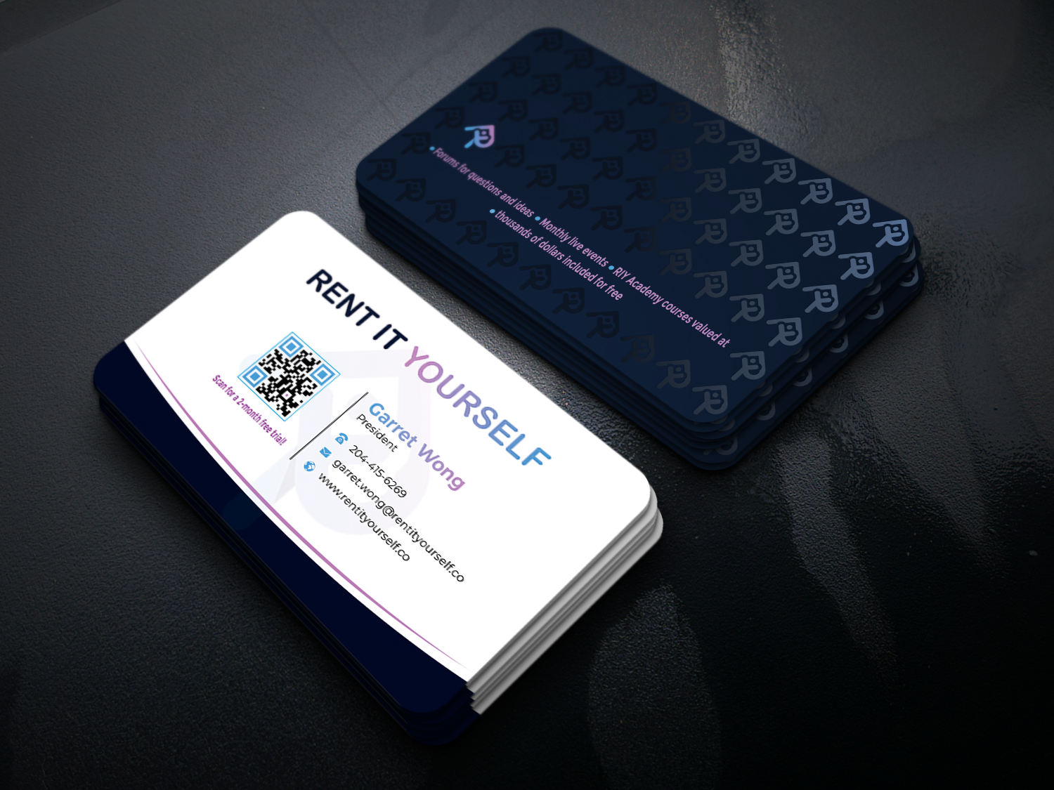 Business Card Design by Graphixpointt for Upper Edge Property Management Inc. | Design #33317517