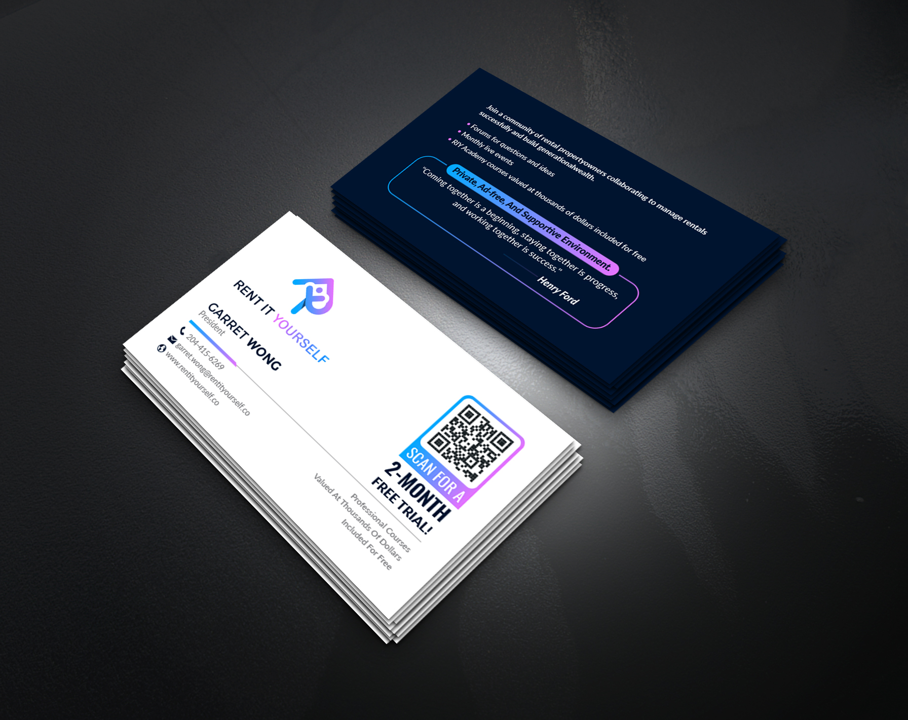 Business Card Design by artbitin for Upper Edge Property Management Inc. | Design #33321750