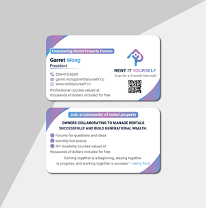 Visitenkarten-Design von Gpder SA für Upper Edge Property Management Inc. | Design #33325360