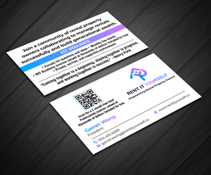Business Card Design by designer1975 for Upper Edge Property Management Inc. | Design: #33314127
