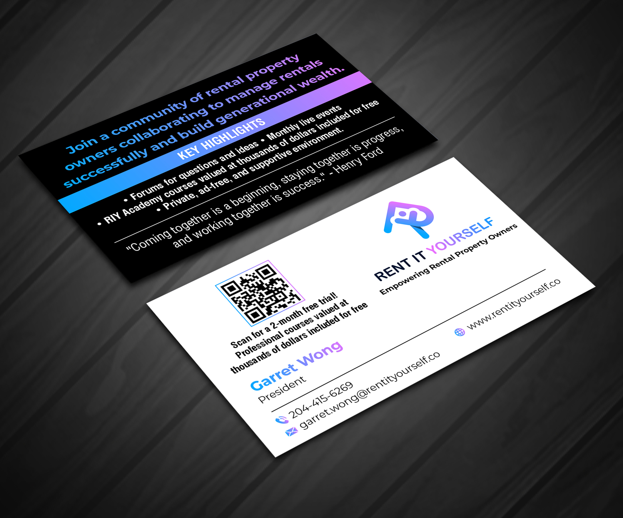 Business Card Design by JS Desiger for Upper Edge Property Management Inc. | Design #33314175