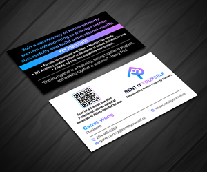 Business Card Design by designer1975 for Upper Edge Property Management Inc. | Design: #33314175
