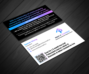 Business Card Design by designer1975 for Upper Edge Property Management Inc. | Design: #33314241