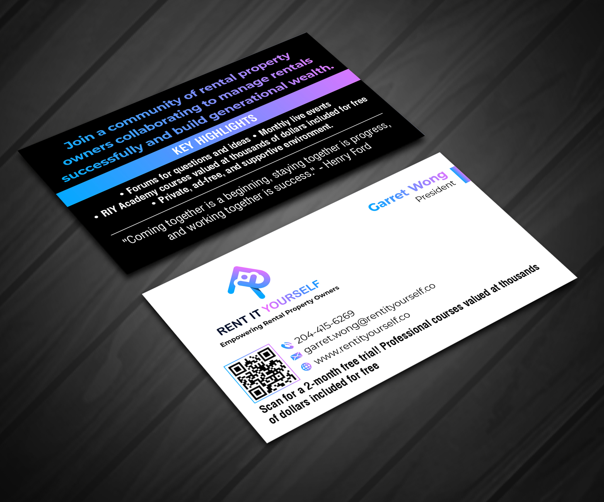 Business Card Design by JS Desiger for Upper Edge Property Management Inc. | Design #33314250