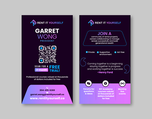 Diseño de Tarjeta de Presentación por debdesign para Upper Edge Property Management Inc. | Diseño: #33329874