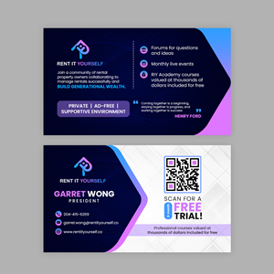 Diseño de Tarjeta de Presentación por debdesign para Upper Edge Property Management Inc. | Diseño: #33330024