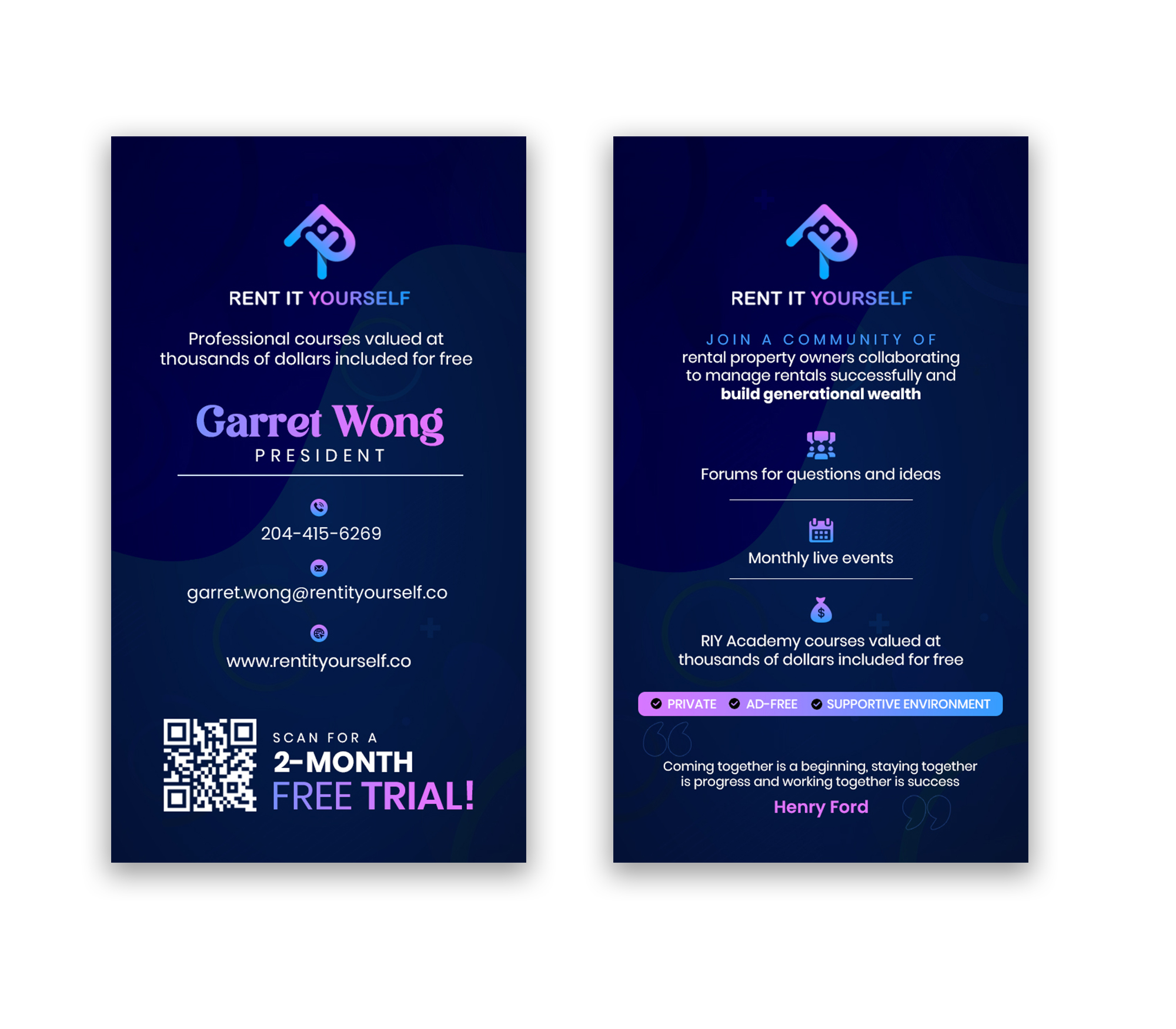 Diseño de Tarjeta de Presentación por debdesign para Upper Edge Property Management Inc. | Diseño #33330135