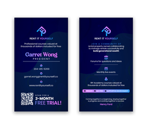 Diseño de Tarjeta de Presentación por debdesign para Upper Edge Property Management Inc. | Diseño: #33330135