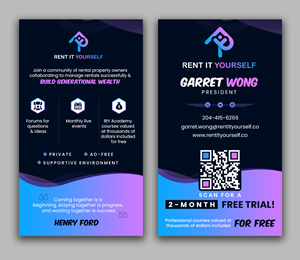 Diseño de Tarjeta de Presentación por debdesign para Upper Edge Property Management Inc. | Diseño: #33330265