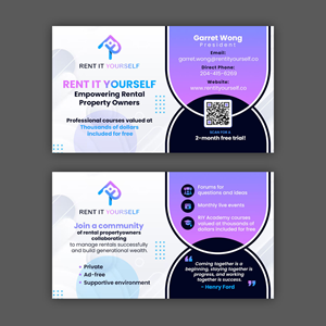 Diseño de Tarjeta de Presentación por debdesign para Upper Edge Property Management Inc. | Diseño: #33331406