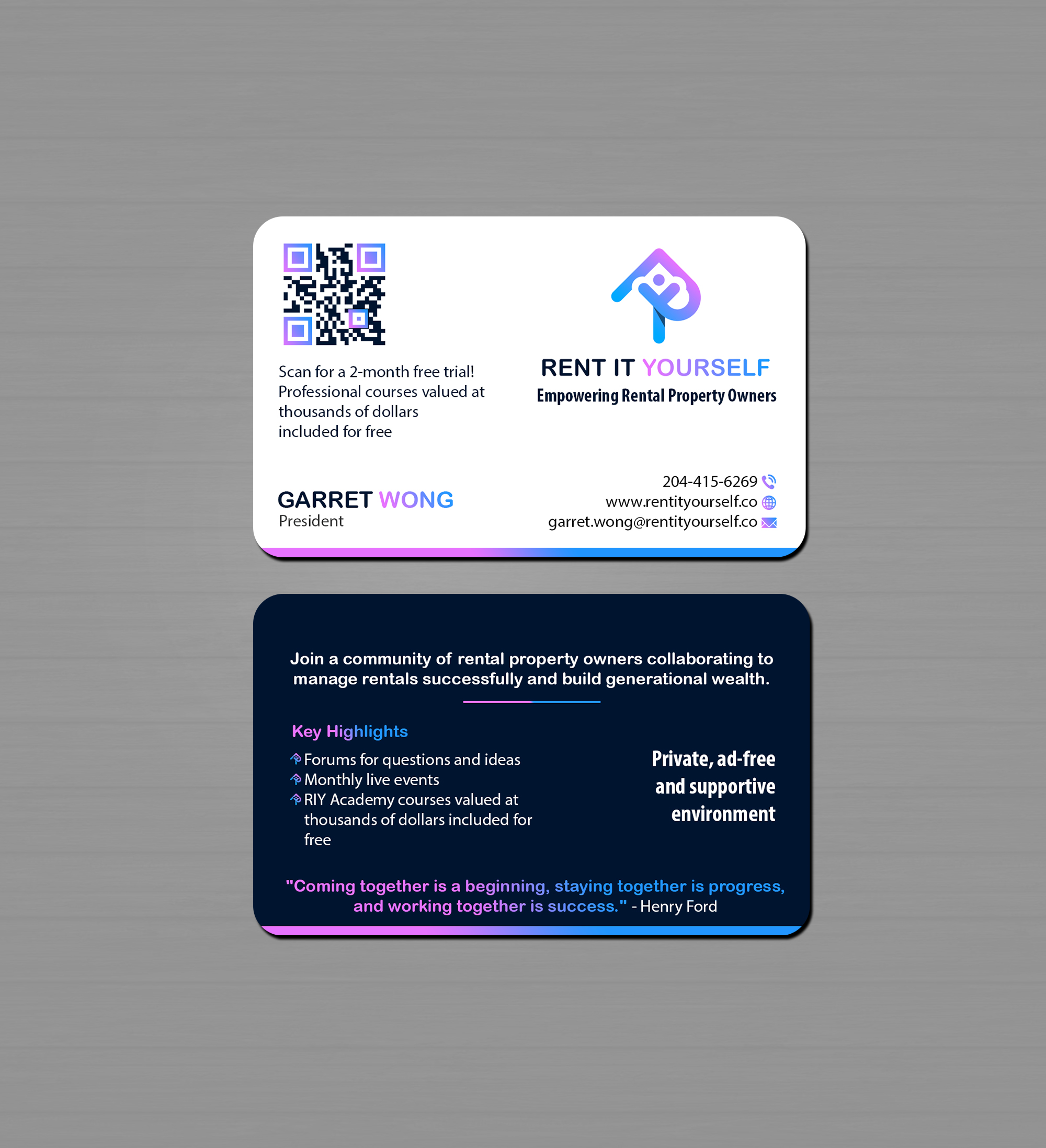 Visitenkarten-Design von Creations Box 2015 für Upper Edge Property Management Inc. | Design #33323229