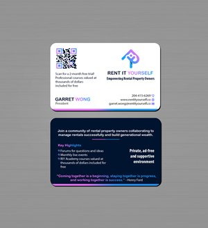 Visitenkarten-Design von Creations Box 2015 für Upper Edge Property Management Inc. | Design #33323229