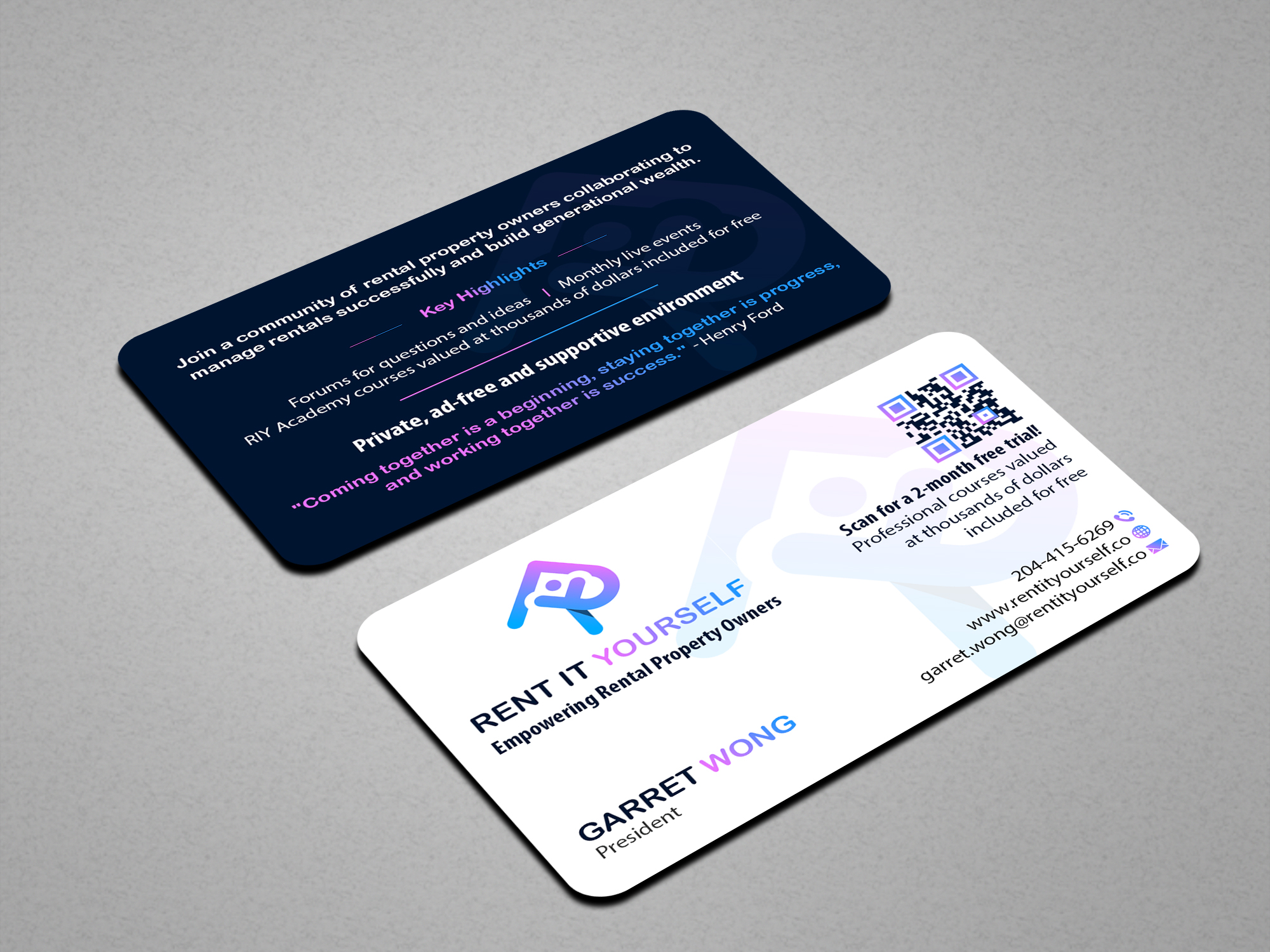 Business Card Design by Creations Box 2015 for Upper Edge Property Management Inc. | Design #33323230