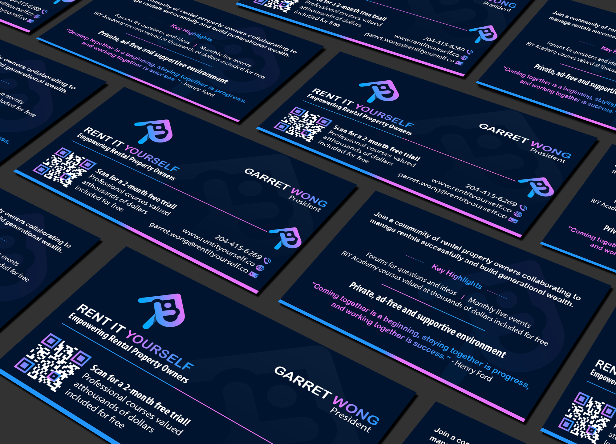 Business Card Design by Creations Box 2015 for Upper Edge Property Management Inc. | Design #33323232