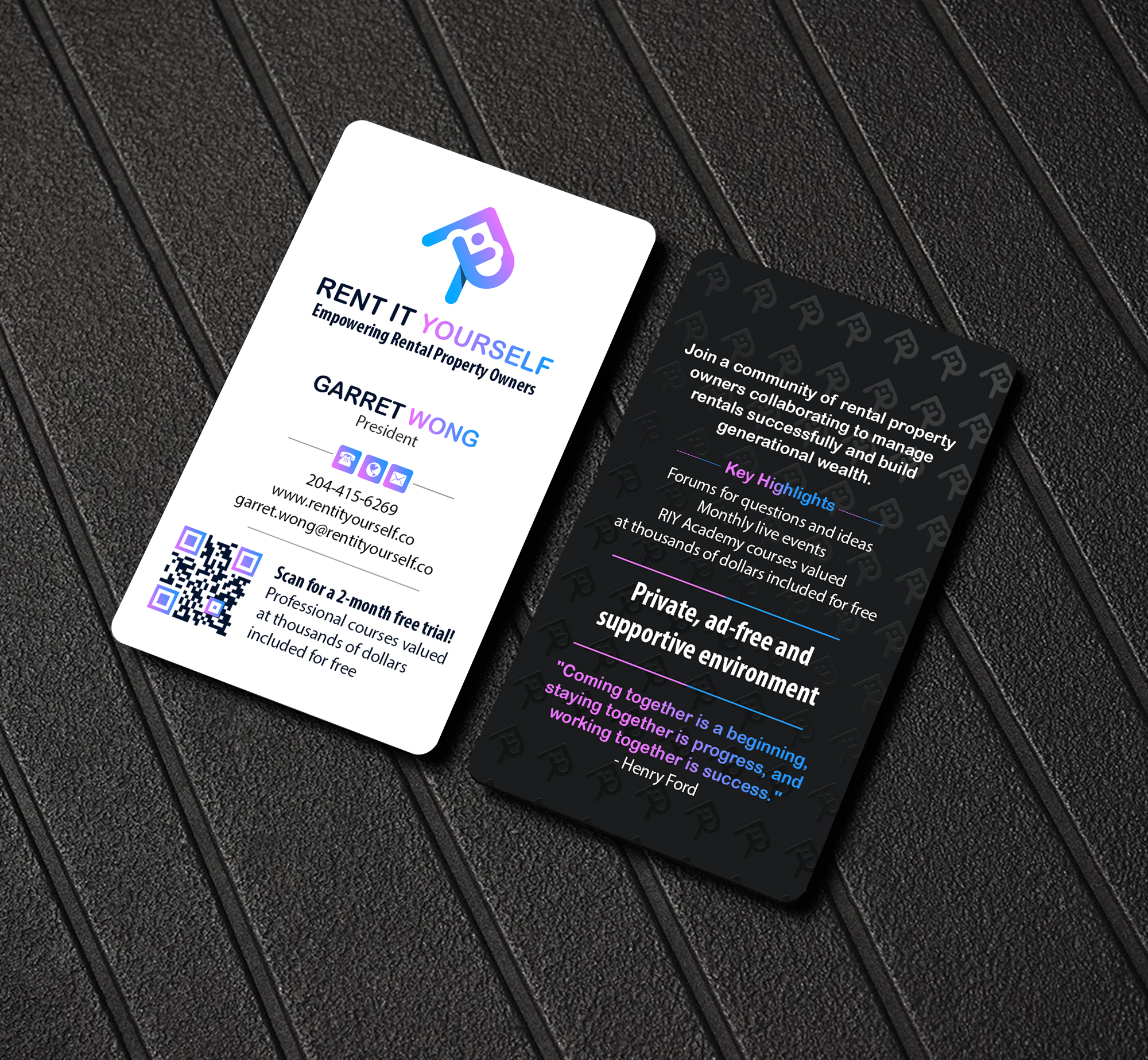 Business Card Design by Creations Box 2015 for Upper Edge Property Management Inc. | Design #33323240