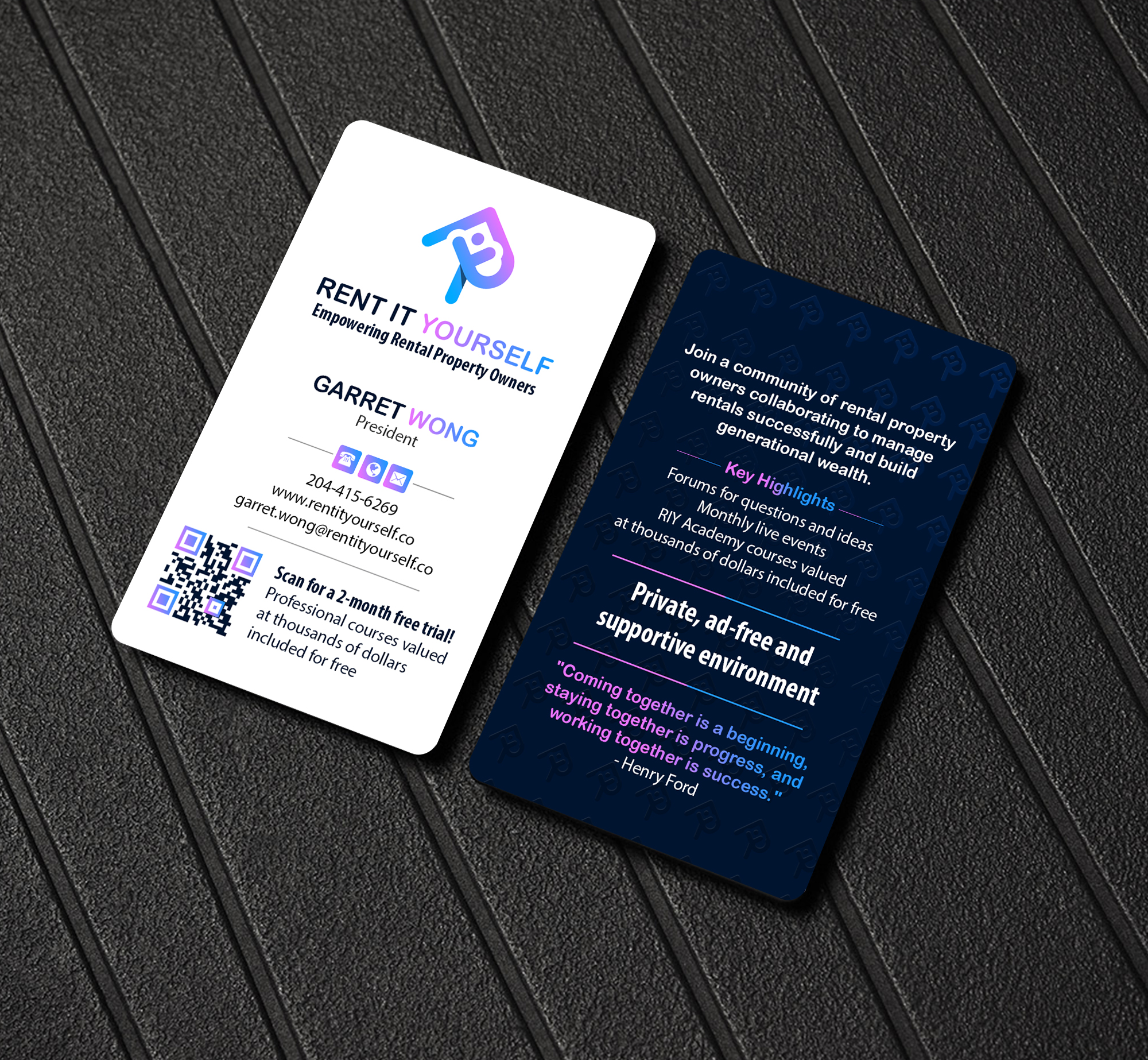 Business Card Design by Creations Box 2015 for Upper Edge Property Management Inc. | Design #33323241