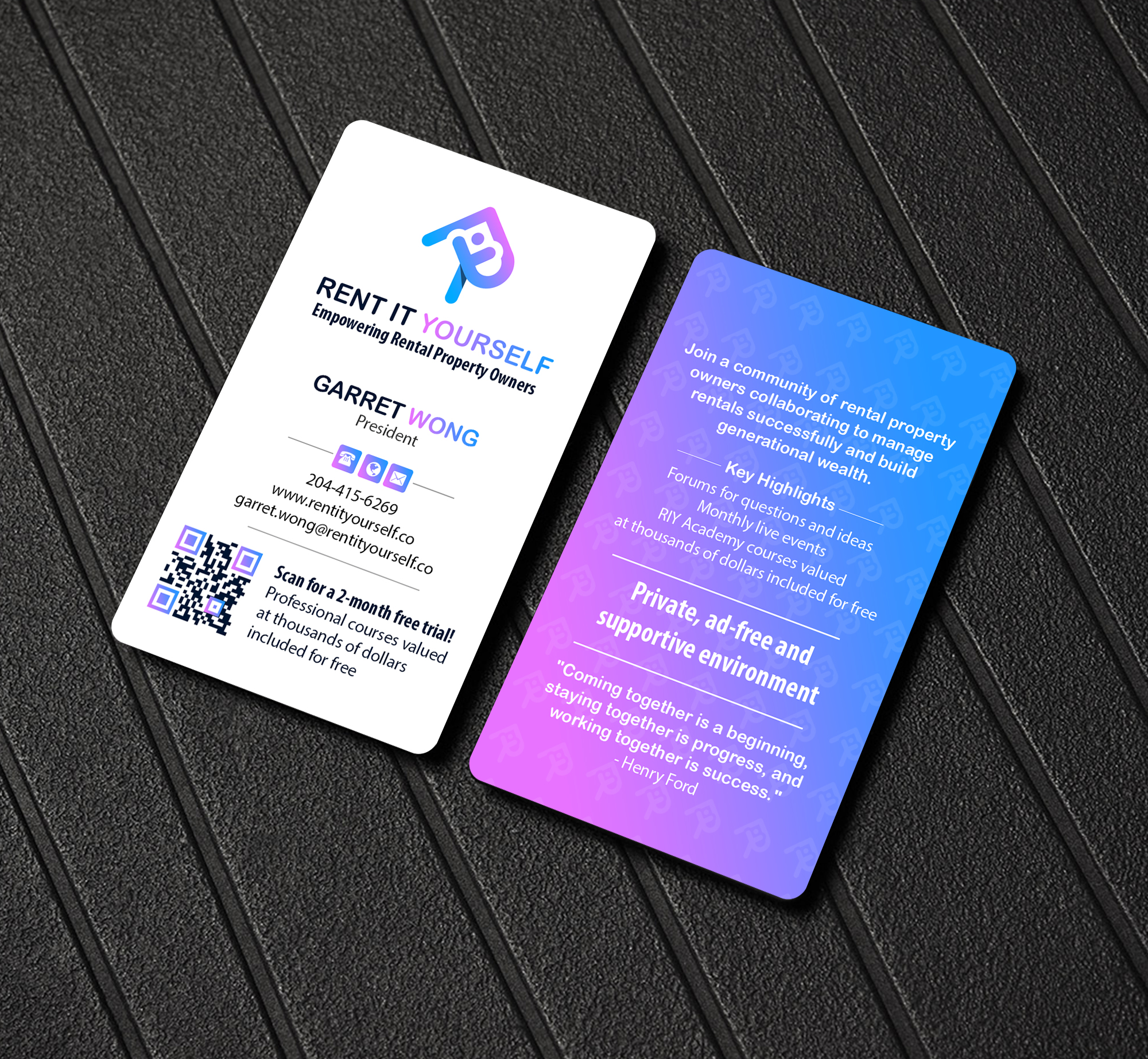 Business Card Design by Creations Box 2015 for Upper Edge Property Management Inc. | Design #33323242