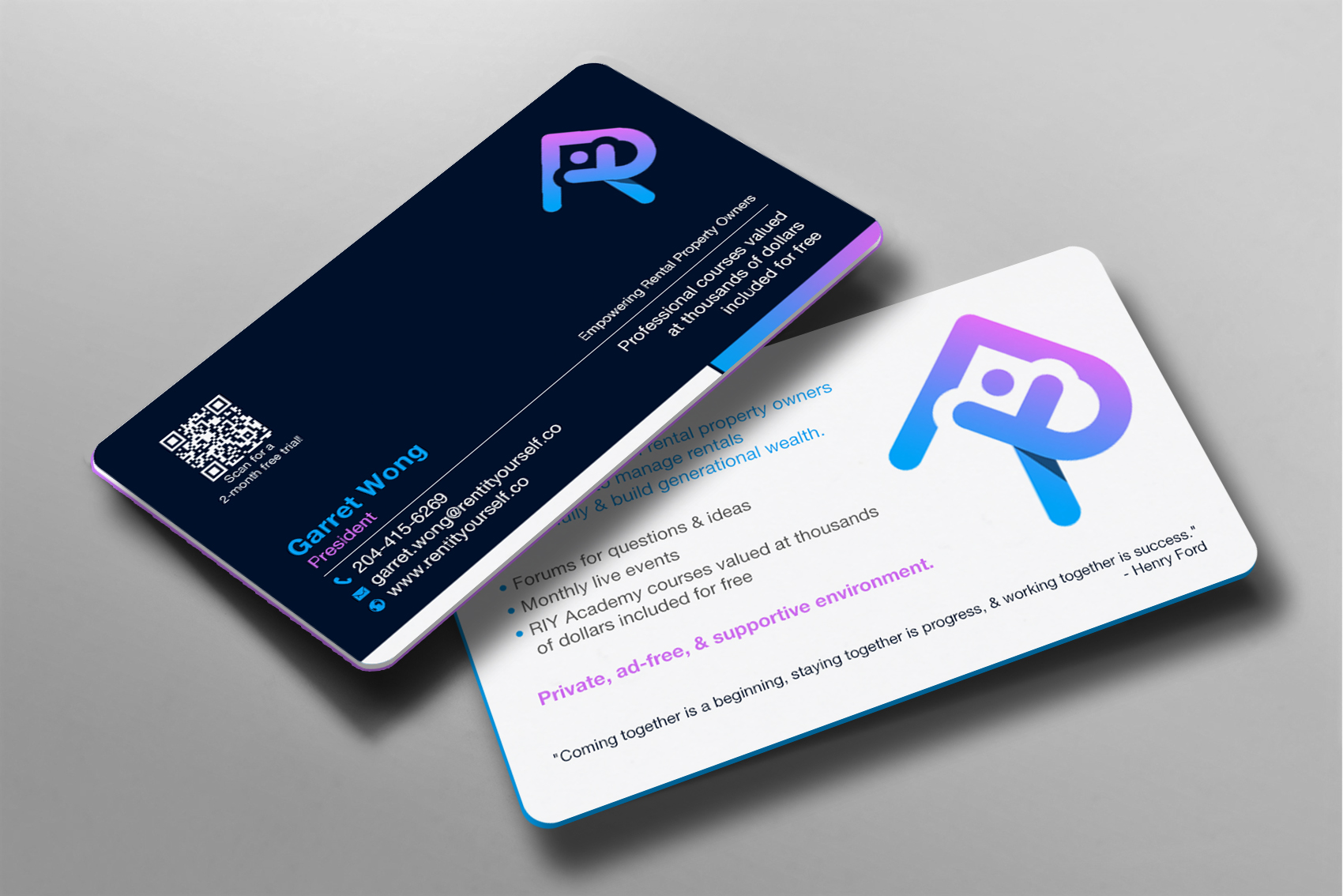 Diseño de Tarjeta de Presentación por Brand aid para Upper Edge Property Management Inc. | Diseño #33329345