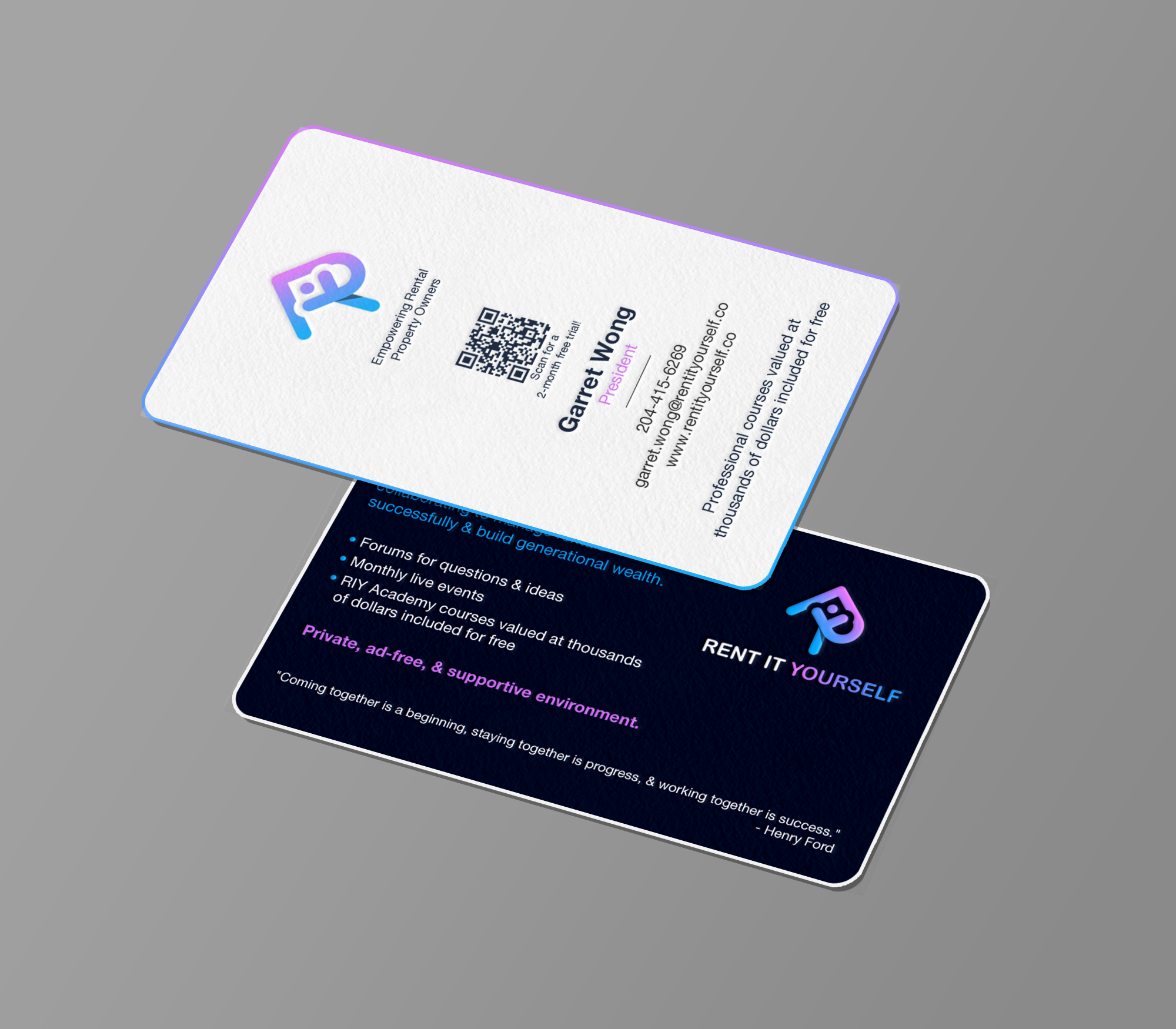 Diseño de Tarjeta de Presentación por Brand aid para Upper Edge Property Management Inc. | Diseño #33329350