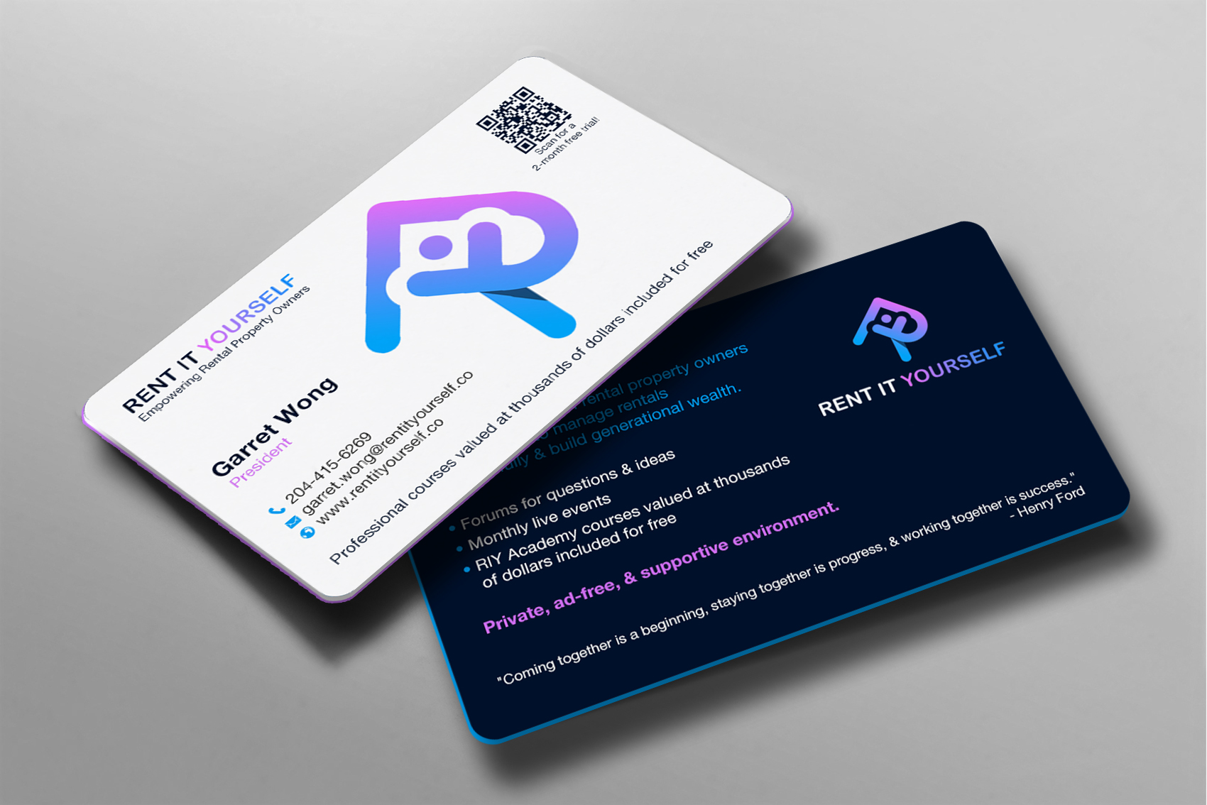 Business Card Design by Brand aid for Upper Edge Property Management Inc. | Design #33329351