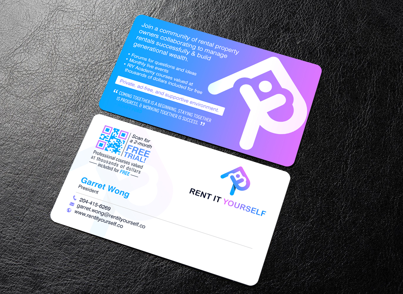 Business Card Design by chandrayaan.creative for Upper Edge Property Management Inc. | Design #33328325