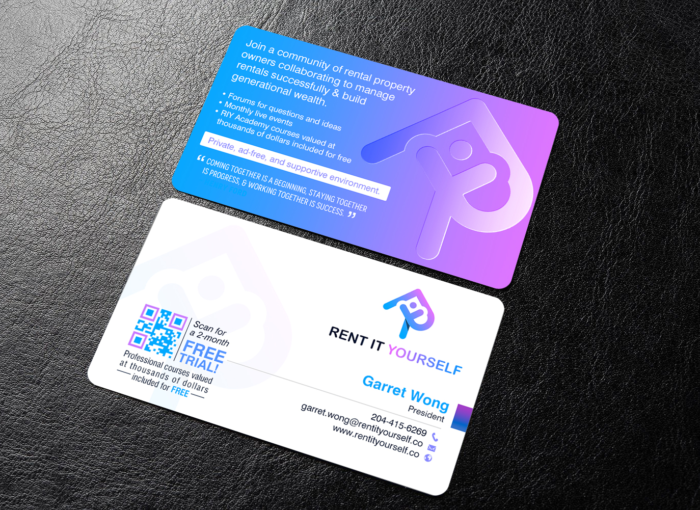 Business Card Design by chandrayaan.creative for Upper Edge Property Management Inc. | Design #33328360