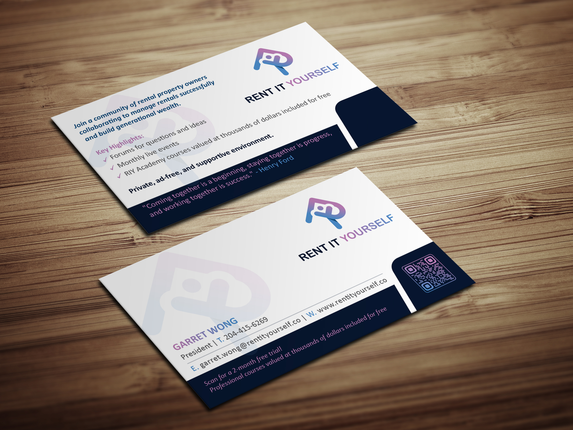 Business Card Design by Magic of Art for Upper Edge Property Management Inc. | Design #33322955