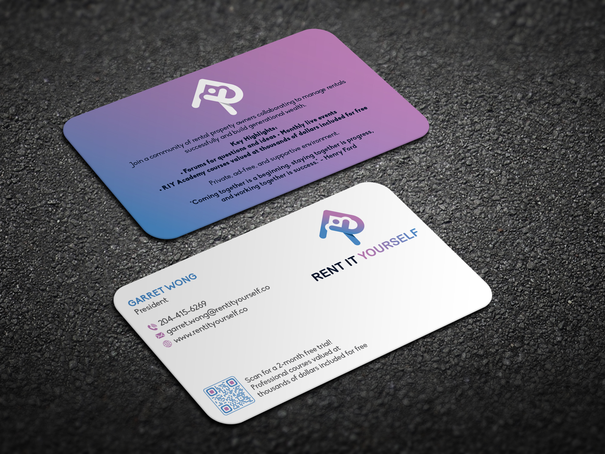 Business Card Design by Magic of Art for Upper Edge Property Management Inc. | Design #33322956