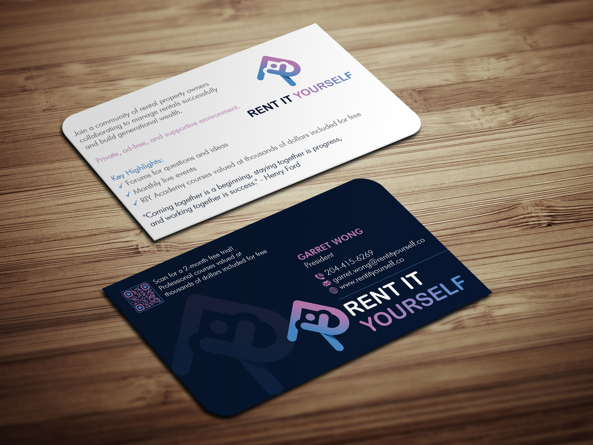 Business Card Design by Magic of Art for Upper Edge Property Management Inc. | Design #33322957